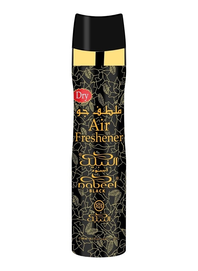 Nabeel Black Air Freshener 300ML Luxurious Long-Lasting Arabian Fragrance for Home, Car & Office - Image 1